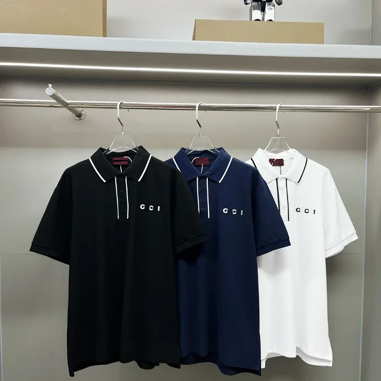 Gucci piqué cotton short-sleeve top