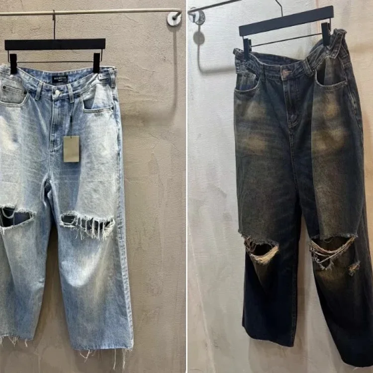 Balenciaga vintage washed denim jeans