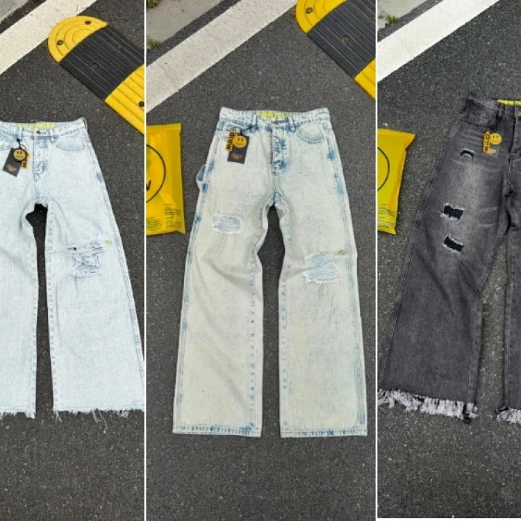 Drew House distressed wide-leg jeans